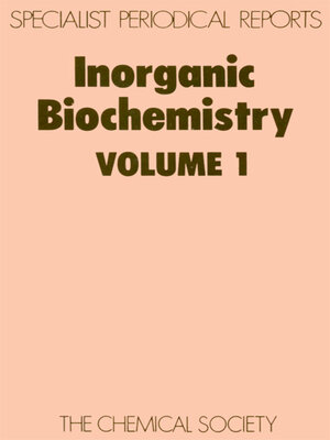 cover image of Inorganic Biochemistry, Volume 1